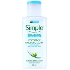 Simple Sensitive Skin Experts Water Boost Micellar Cleansing Water 200ml